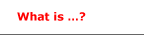 What is
